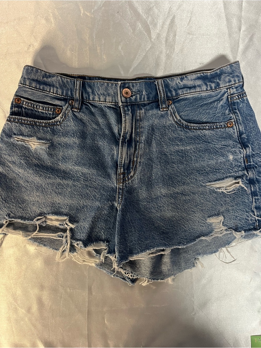 American Eagle Outfitters Light Blue Denim Shorts - EUC - Picture 2 of 9